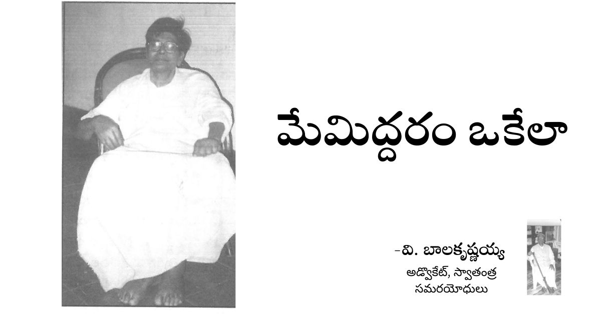 Read more about the article మేమిద్దరం ఒకేలా